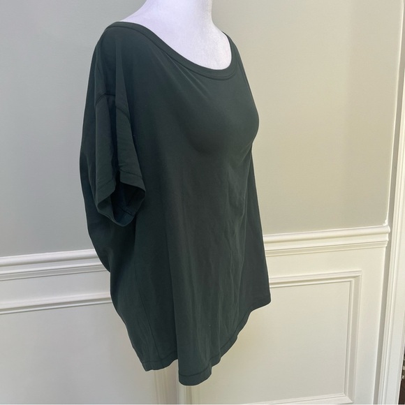 Fabletics Dark Green Oversized Tee S - Picture 3 of 10